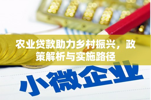 江源农业贷款助力乡村振兴，政策解析与实施路径