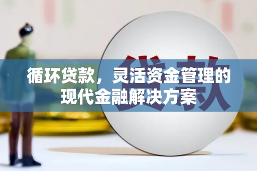 壶关循环贷款，灵活资金管理的现代金融解决方案