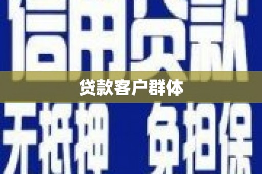 海南贷款客户群体