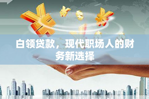 馆陶白领贷款，现代职场人的财务新选择