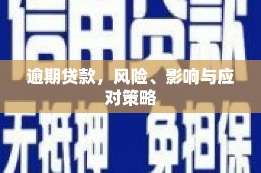 杜集逾期贷款，风险、影响与应对策略