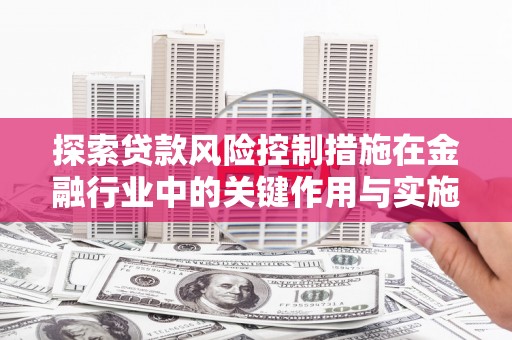 利辛探索贷款风险控制措施在金融行业中的关键作用与实施策略