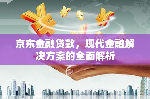 友谊京东金融贷款，现代金融解决方案的全面解析