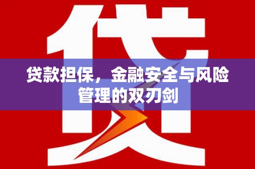 石冈贷款担保，金融安全与风险管理的双刃剑