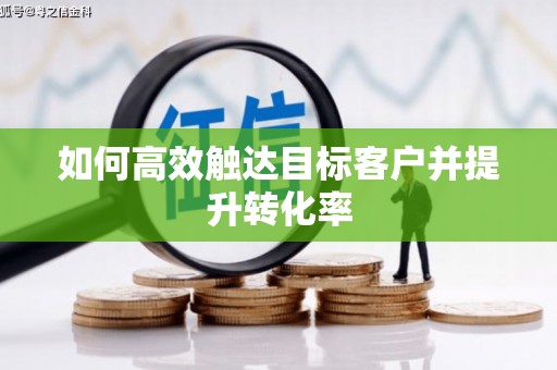 环江如何高效触达目标客户并提升转化率