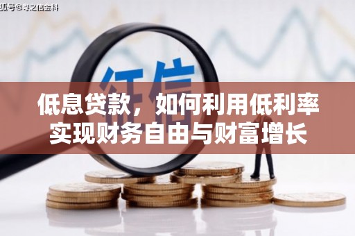 滨海低息贷款，如何利用低利率实现财务自由与财富增长